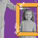 illustration of a kindergartener in a picture frame smiling